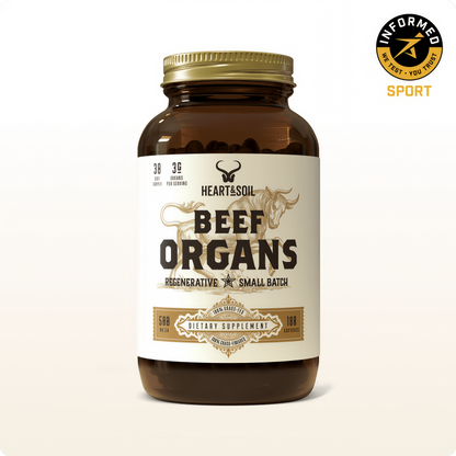 Heart & Soil  Beef Organs  180 capsules