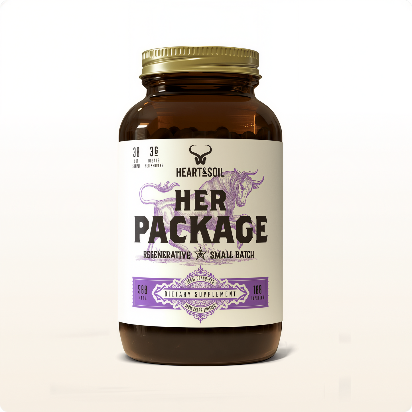 Heart & Soil  Her Package  180 capsules