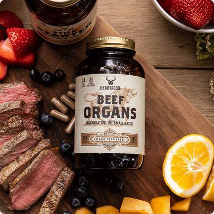 Heart & Soil  Beef Organs  180 capsules