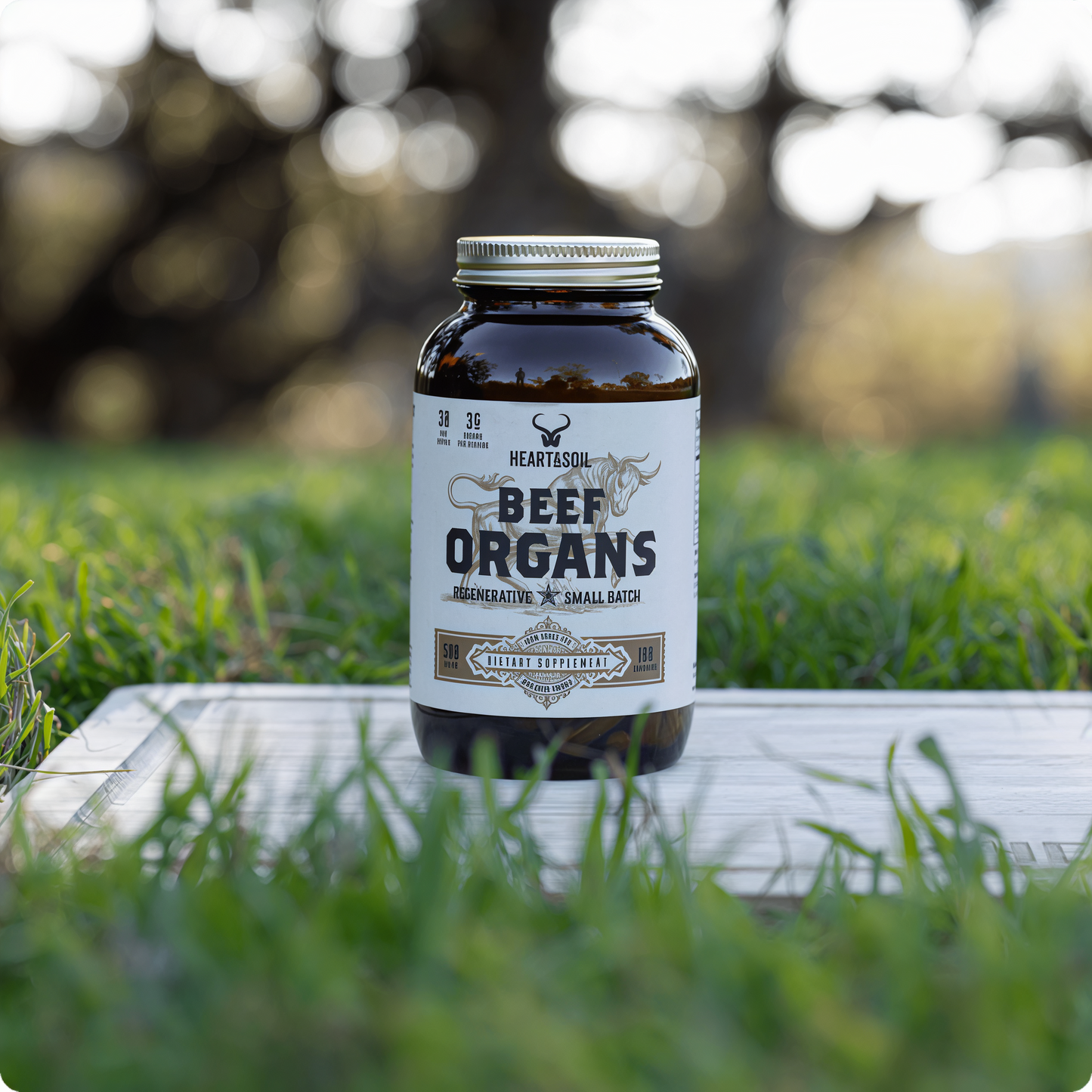 Heart & Soil  Beef Organs  180 capsules