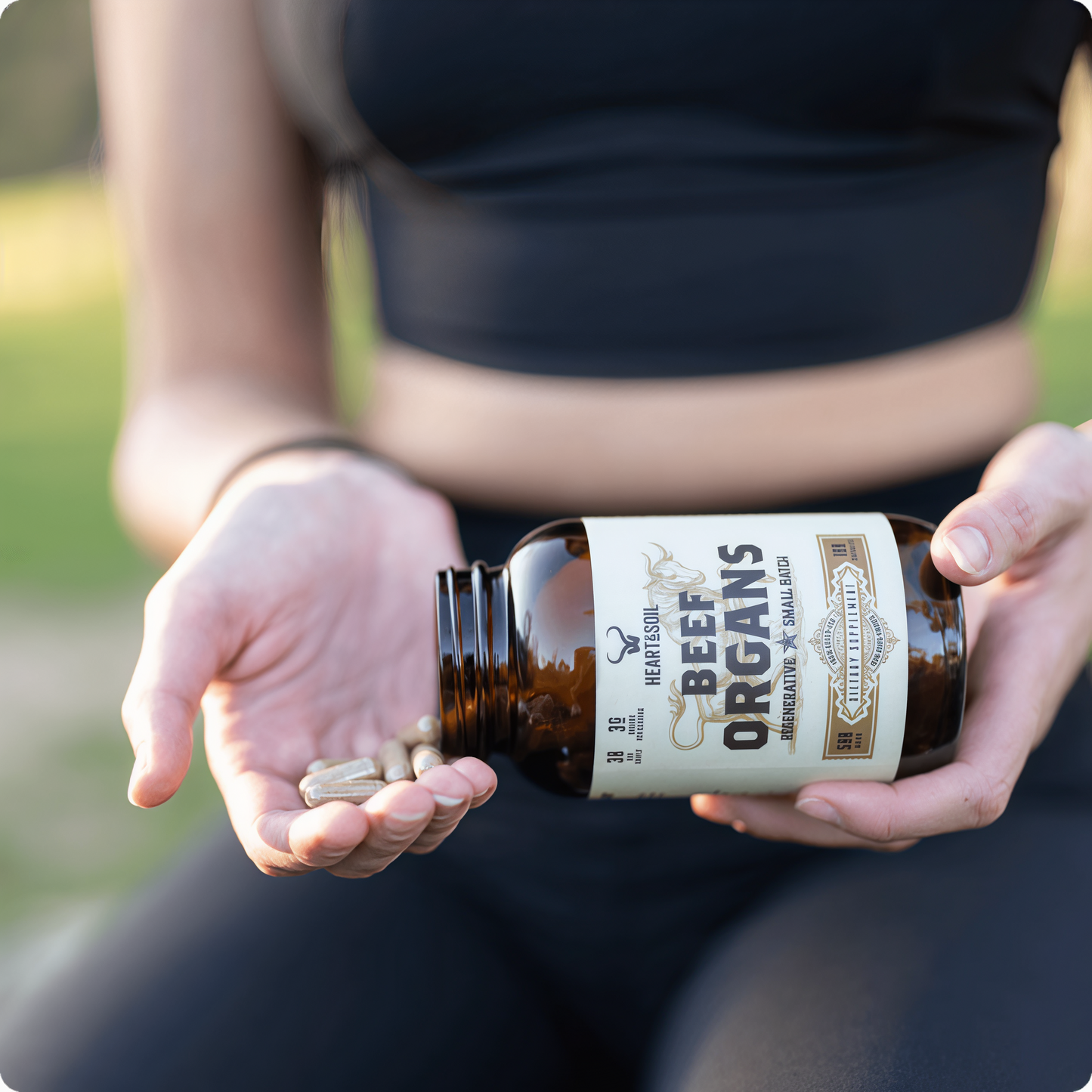 Heart & Soil  Beef Organs  180 capsules